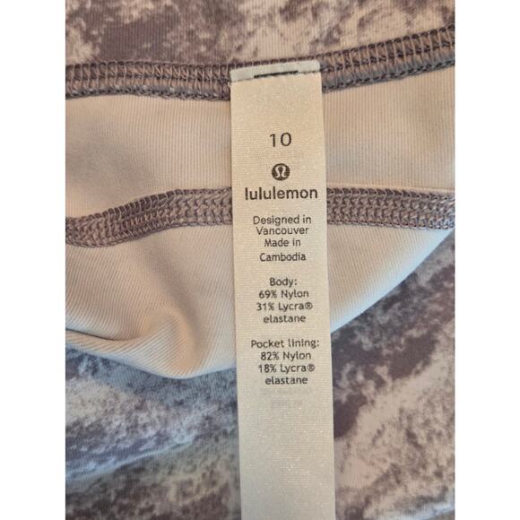Lululemon Women's Time To Sweat Crop Leggings 23" Inseam Size 10‎ Gym Pockets - Picture 10 of 10